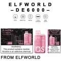 Alkuperäinen Elf Bar World DE6000 Global Tukkumyynti